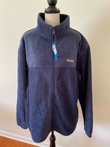 Columbia Mens Granite Mountain Fleece Jacket Navy XS6354-646 Size 1X - £22.13 GBP