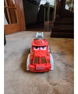 12&quot; Chuck My Talkin Fire Truck  TONKA - 2000  WORKS GREAT, GREAT CONDITION! - $59.64 CAD
