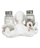Antique White Nautical Marine Cephalopod Octopus Salt Pepper Shakers Hol... - €25,77 EUR