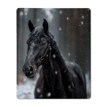 Black Horse Metal Print, Black Horse Metal Poster - £9.49 GBP