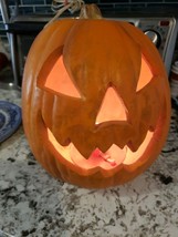 Vintage Halloween ‘93 Trendmasters Lighted Pumpkin Jack O Lantern Foam B... - $442.68 MXN