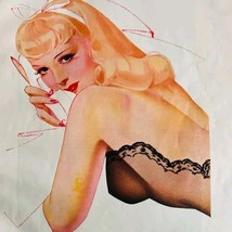 1940 Esquire Cartoon Bunny Style Beauty Pin-Up Divorce Satire Art Holida... - $29.99