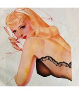 1940 Esquire Cartoon Bunny Style Beauty Pin-Up Divorce Satire Art Holida... - $556.74 MXN