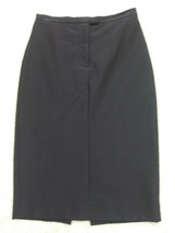 Womens Bebe Black Stretch Back Zipper and Slit Hem Pencil Skirt Sz 2 Free US S/H - £11.83 GBP