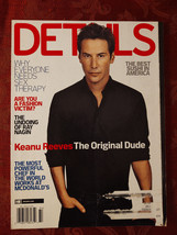 DETAILS magazine Holiday 2008 Keanu Reeves Ray Nagin Fashions - £7.64 GBP