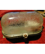 Vintage USSR Soviet Russian Industrial Weatherproof Loft Wall Ceiling Gl... - $53.10 CAD