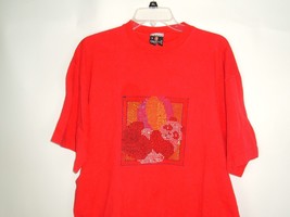Vtg T-shirt Signal Sports Red XL Unisex Puff Paint Panda Beach Ball USA ... - $39.55