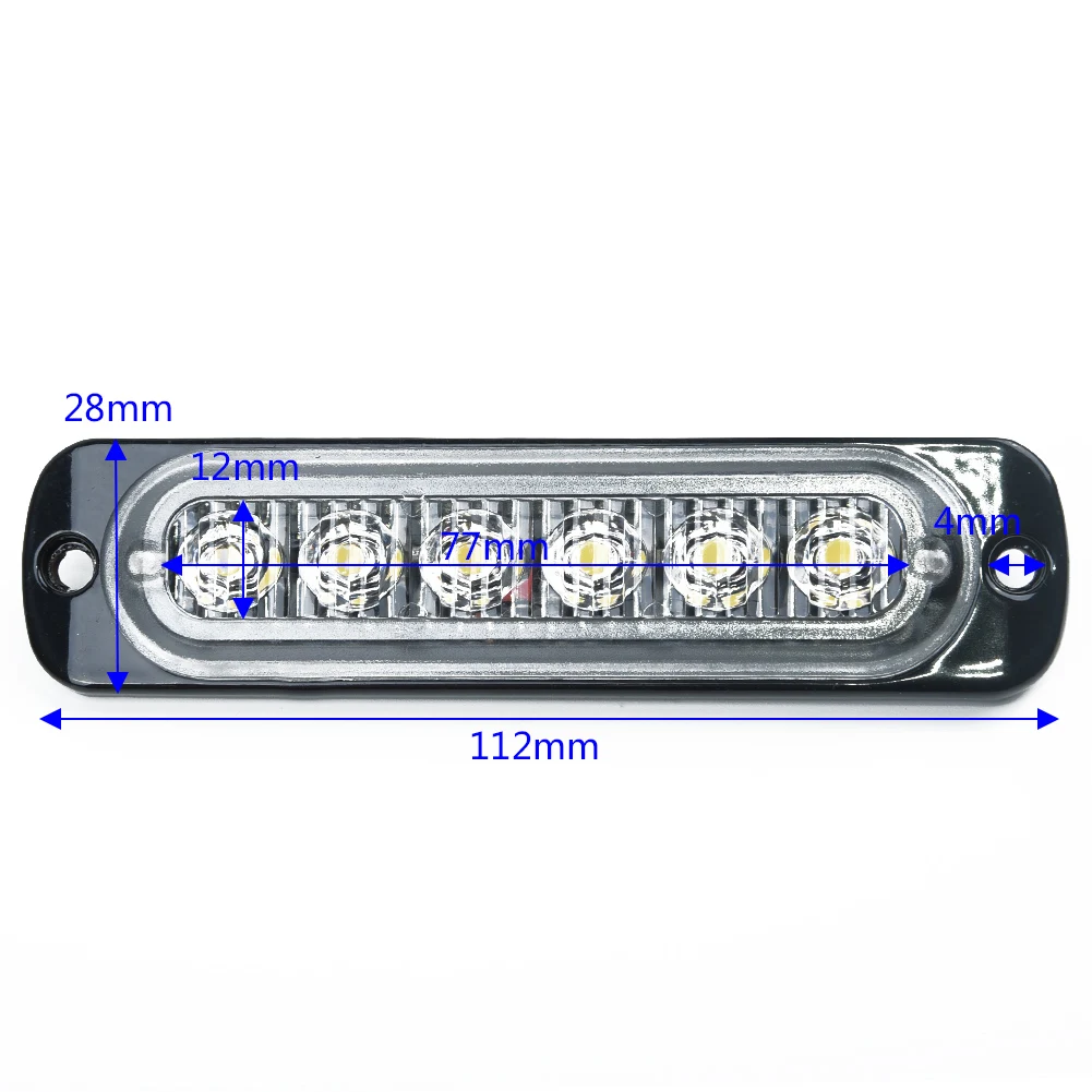 Universal 12v led work light bar driving lamp fog lights for off road suv car boat thumb200