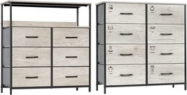 Dresser For Bedroom, Closet, Hallway, Fabric Dresser For Kids, Sturdy, Lyncohome - £196.59 GBP