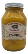 Amish Canned Peaches - 16oz Pint 1-12 Jar Lot Fresh Homemade In Lancaster Usa - £8.76 GBP+