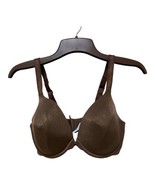 38DD Brown 4539 Playtex Secrets Side Smoothing Jacquard Convertible T Sh... - $21.28