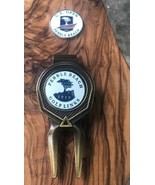 The Pebbie Beach Ball Marker and Black Divot Tool - Ahead Shorty DT Clip - $30.86 CAD