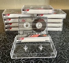 Lot 10 TDK Cassette Tapes D90 Clean J Cards &amp; Labels Recorded On 1 Time - £23.23 GBP