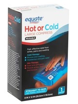 Equate Hot Or Cold Therapy Large Compress 8&quot; X 12&quot;, Reusable - £12.74 GBP
