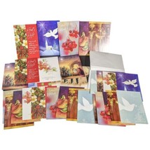 Christmas Cards 40 with 38 envelopes Jesus Nativity Peace Joy Dove Gods ... - £14.20 GBP