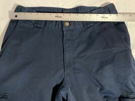 MENS 5.11 TACTICAL SERIES POLYESTER COTTON BLUE 34X30 32"X28" CARGO TROU... - $50.89