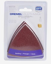 Dremel Multi-Max Universal Quick-Fit Sandpaper, (60, 120, 240 Grit), 6 Pieces - $12.95