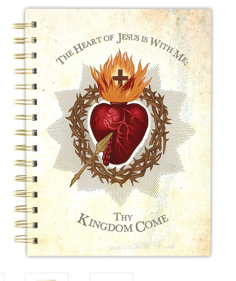 Sacred Heart of Jesus Hardcover Journal/Notebook, New #AB-215