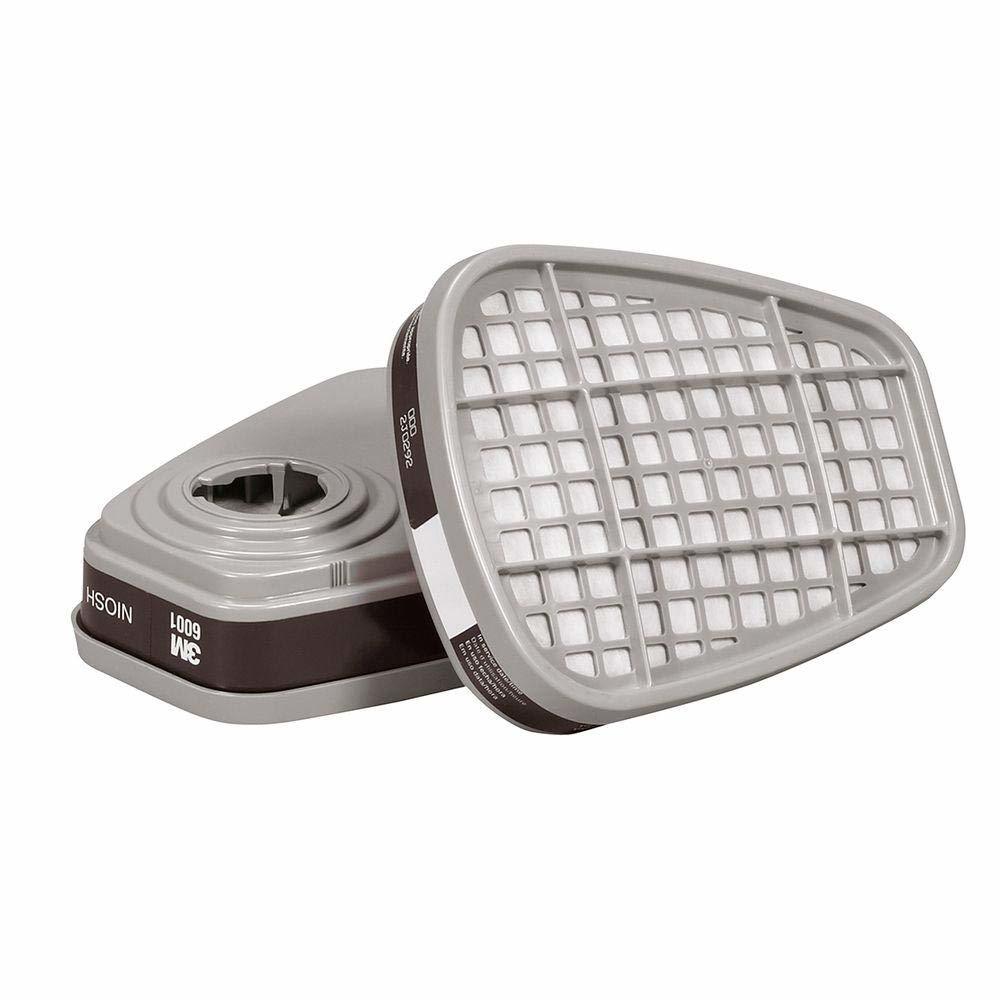 3M 6000 Series NIOSH Approved Respirator Cartridges Cartridge,ORGANICVPR,2/PK (P