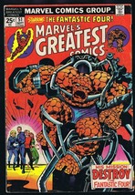 Marvel&#39;s Greatest Comics #51 ORIGINAL Vintage 1974 Fantastic Four - £7.83 GBP