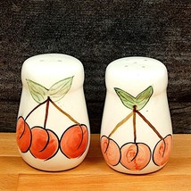 Red Cherry Salt and Pepper Shakers - £11.19 GBP