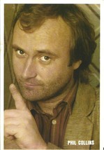 ⭕VTG card pocket calendar 1985 PHIL COLLINS Portugal group music singer - $73.65 MXN