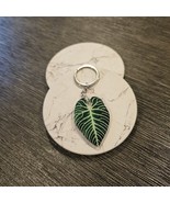 Anthurium Plant Keychains - Acrylic &amp; Metal, Double-Layer Design - $10.97 CAD