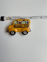 Fashion Brooch Pin School Bus-Flying Colors-Limited Release Vintage EUC 1.5” - £13.45 GBP