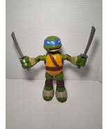 2014 Teenage Mutant Ninja Turtle Leonardo Action Figure Stretch/Shout Ar... - $16.13 CAD