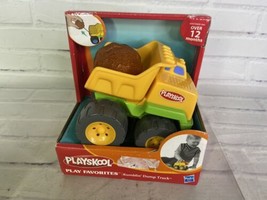 Playskool Play Favorites Rumblin&#39; Dump Truck Push Along Vehicle Boulder Vintage - £43.36 GBP