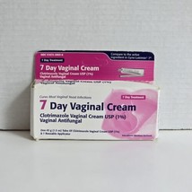 7 Day Treatment Vaginal Cream Antifungal 1% with Applicator 1.5 oz (45g) - $4.93