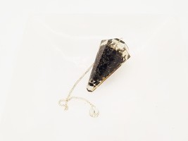 Obsidian Pendulum ~ Divination Tool For Reiki Healing, Witchcraft, Dowsi... - £9.41 GBP