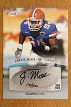 2007 Sage HIT Football NFL A37 Jarvis Moss Base Auto Autograph Card Florida - £3.71 GBP