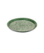 Round Etched Metal Tray 13.5&quot;D - 790974 - $1,072.63 MXN