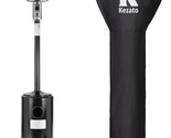 Kezato 87-Inch 46,000 Btu Propane Outdoor Patio Heater With Cover And Wh... - $228.97