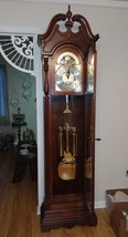 Ridgeway Grandfather Clock Mechanical Weight Driven Moon Dial Westminster Chime - £373.43 GBP