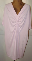 NWT New Designer Natori Night Gown Silky S Satin Sleepshirt Purple Light Caftan  - £142.44 GBP