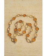 Vintage Necklace Costume Jewelry 30 Inch Circles - $37.36 CAD