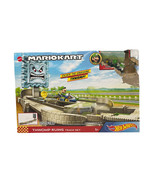 NEW Hot Wheels Mario Kart Luigi Thwomp Ruins Race Car Track Toy Set Nint... - $566.32 MXN