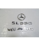 04 Mercedes R230 SL500 emblem set, on trunk lid SL55 SL550 AMG - $27.34 CAD