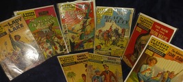 8 CLASSIC ILLUSTRATED GOLDEN AGE COMICBOOK ENTERTAINMENT IN VF (OVERSTRE... - £76.98 GBP