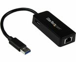 StarTech.com USB 3.0 Ethernet Adapter - USB 3.0 Network Adapter NIC with... - £40.14 GBP