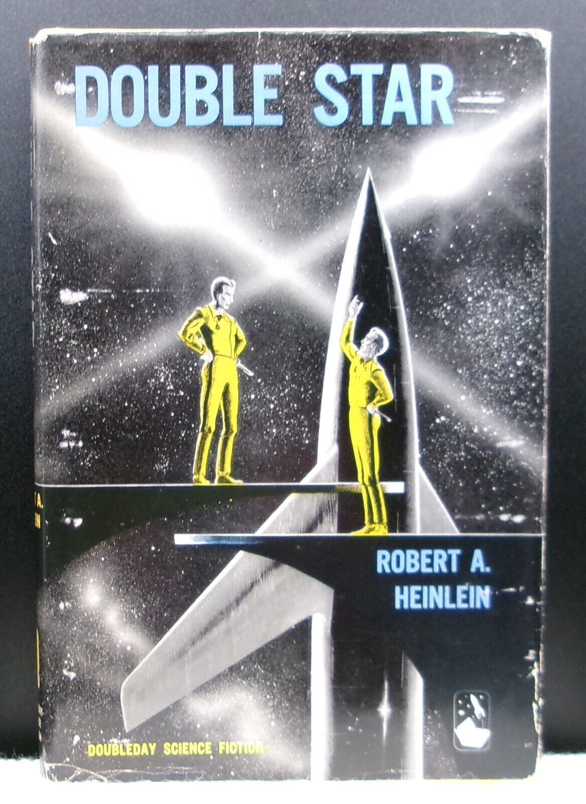 Primary image for Robert Heinlein DOUBLE STAR 1956 Hardcover DJ Science Fiction Actor Spaceship