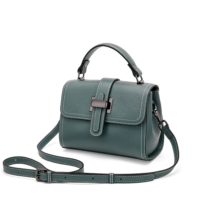 Women&#39;s Genuine Leather Bag Summer Female Designer Luxury Bags Messenger Bags Co - £58.97 GBP