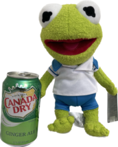 Disney Store Muppet Babies Kermit The Frog Baby Plush 12&quot; Stuffed Animal &amp; Polo - £12.50 GBP