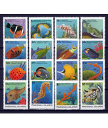 Marshall Islands 168-183 MNH Marine Life Fish ZAYIX 0424S0025M - £11.20 GBP