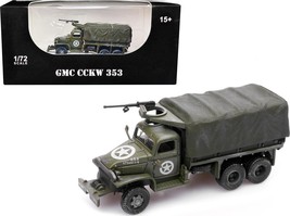 GMC CCKW 353 Truck With Mounted Gun Olive Drab 4734511-S US Army World War II By - £31.39 GBP