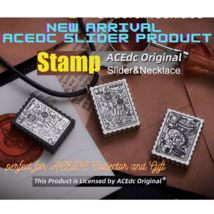 2022 New ACEDC Stamp Magnetic Stainless Steel Hand Slider Necklace Wearing  - £101.80 GBP+