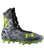 Under Armour Men&#39;s Lax Highlight MC High Lacrosse Cleats Black - $139.32