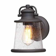 Hukoro Martin 1-Light Dark Bronze Outdoor Wall Lantern Sconce - £30.54 GBP